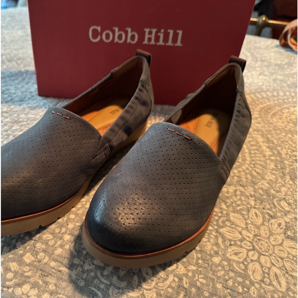 Cobb Hill navy suede shoes